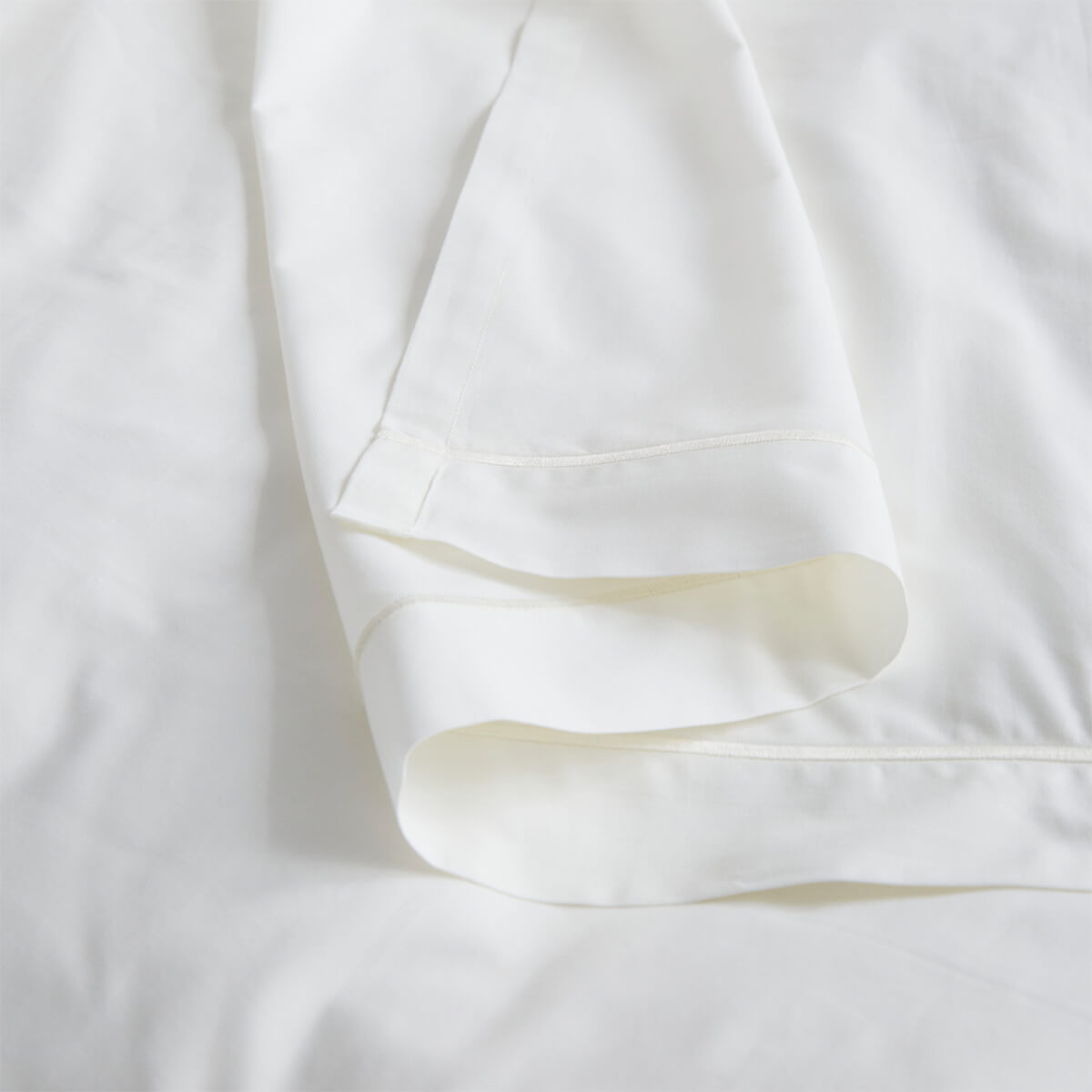 Ivory 200 Thread Count Egyptian Cotton Double Flat Sheet