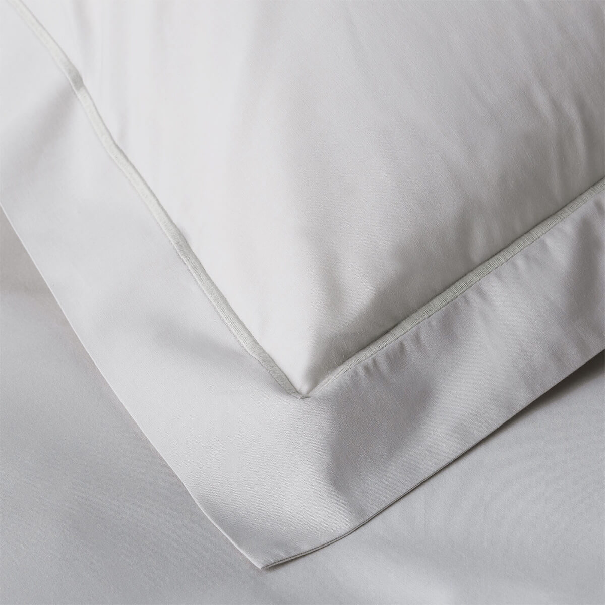 Silver Grey 200 Thread Count Egyptian Cotton Standard Oxford Pillowcase Pair